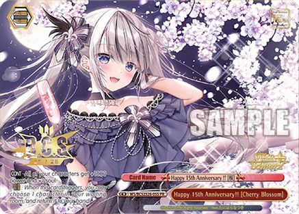 Image of Happy 15th Anniversary!! [Cherry Blossom] (Foil) (WS/BCS2526-05S) - Bushiroad Event Cards