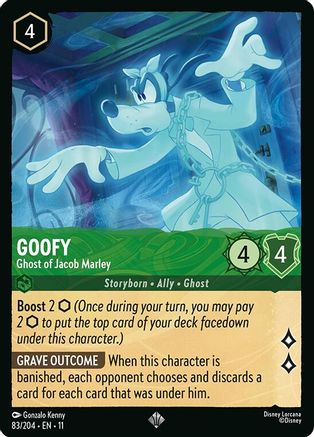Image of Goofy - Ghost of Jacob Marley (83/204) - Winterspell