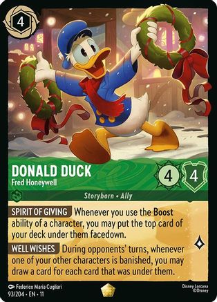 Image of Donald Duck - Fred Honeywell (93/204) - Winterspell