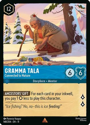 Image of Gramma Tala - Connected to Nature (148/204) - Winterspell Cold Foil