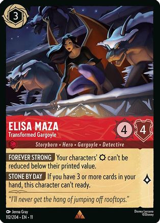 Image of Elisa Maza - Transformed Gargoyle (112/204) - Winterspell