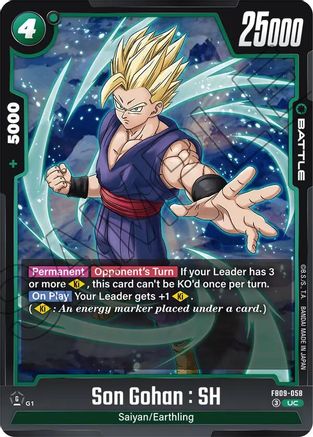 Image of Son Gohan : SH - FB09-058 (FB09-058) - Dual Evolution