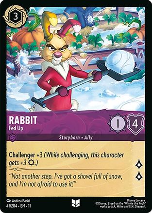 Image of Rabbit - Fed Up (41/204) - Winterspell
