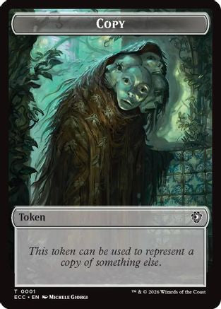 Image of Copy // Elemental (0002) Double-Sided Token (ECC-1 // 2) - Commander: Lorwyn Eclipsed