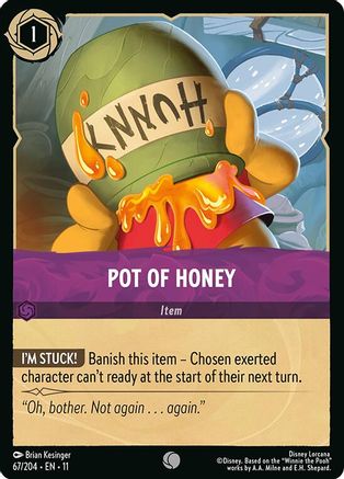 Image of Pot of Honey (67/204) - Winterspell Cold Foil