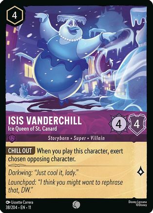 Image of Isis Vanderchill - Ice Queen of St. Canard (38/204) - Winterspell Cold Foil