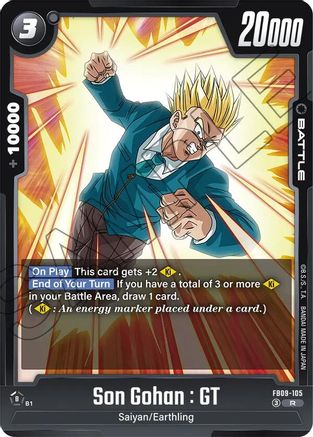Image of Son Gohan : GT - FB09-105 (FB09-105) - Dual Evolution Holofoil