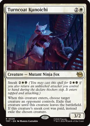 Image of Turncoat Kunoichi (TMT-026) - Teenage Mutant Ninja Turtles