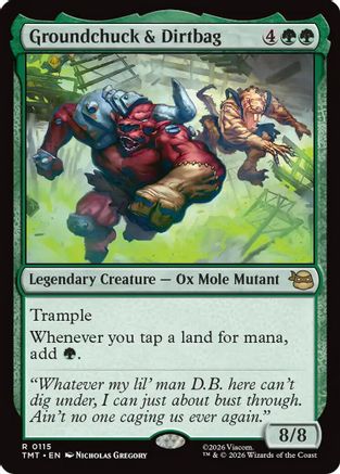 Image of Groundchuck & Dirtbag (TMT-115) - Teenage Mutant Ninja Turtles Foil