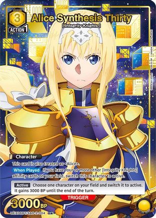 Image of Alice Synthesis Thirty (U*) (UEX06BT/SAO-2-004) - UEX06BT Sword Art Online Vol2 Foil