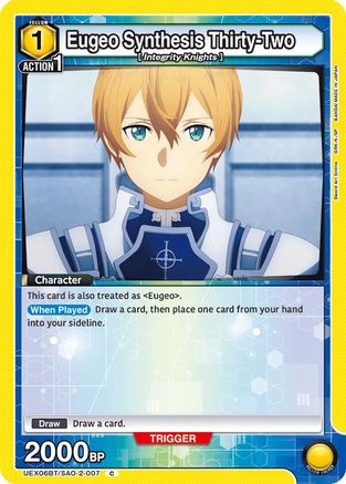Image of Eugeo Synthesis Thirty-Two (UEX06BT/SAO-2-007) - UEX06BT Sword Art Online Vol2