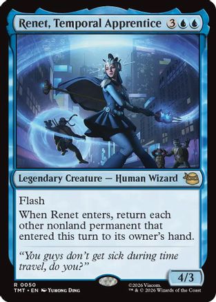 Image of Renet, Temporal Apprentice (TMT-050) - Teenage Mutant Ninja Turtles Foil
