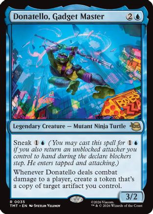 Image of Donatello, Gadget Master (TMT-035) - Teenage Mutant Ninja Turtles Foil