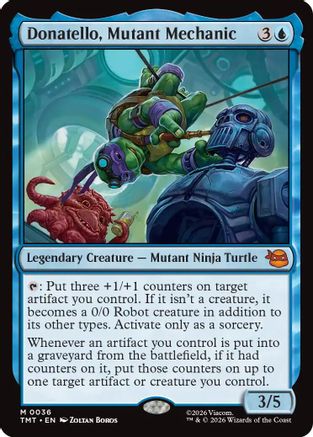 Image of Donatello, Mutant Mechanic (TMT-036) - Teenage Mutant Ninja Turtles Foil