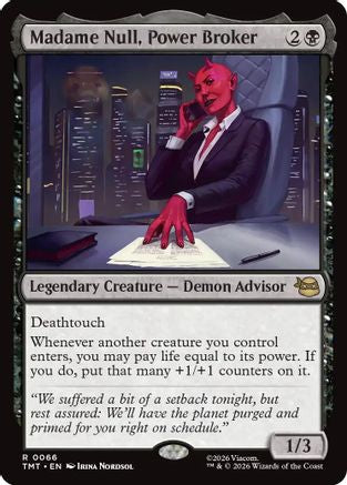 Image of Madame Null, Power Broker (TMT-066) - Teenage Mutant Ninja Turtles