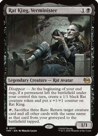 Image of Rat King, Verminister (TMT-071) - Teenage Mutant Ninja Turtles Foil
