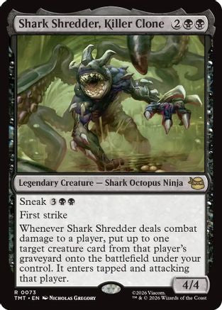 Image of Shark Shredder, Killer Clone (TMT-073) - Teenage Mutant Ninja Turtles