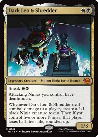 Image of Dark Leo & Shredder (TMT-142) - Teenage Mutant Ninja Turtles