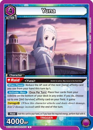 Image of Yuna (031) (UEX06BT/SAO-2-031) - UEX06BT Sword Art Online Vol2 Foil