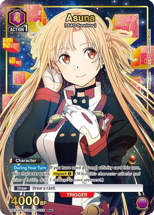 Image of Asuna (033) (R*) (UEX06BT/SAO-2-033) - UEX06BT Sword Art Online Vol2 Foil