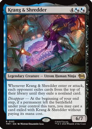 Image of Krang & Shredder (TMT-153) - Teenage Mutant Ninja Turtles Foil