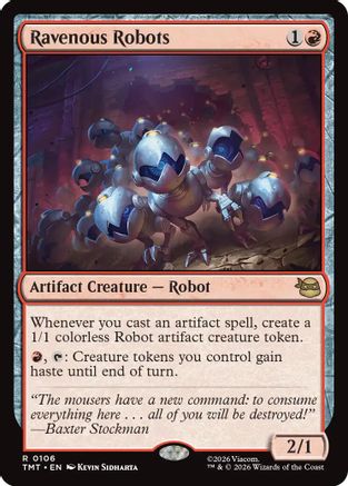 Image of Ravenous Robots (TMT-106) - Teenage Mutant Ninja Turtles Foil