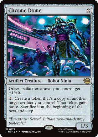 Image of Chrome Dome (TMT-172) - Teenage Mutant Ninja Turtles