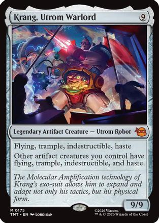Image of Krang, Utrom Warlord (TMT-175) - Teenage Mutant Ninja Turtles Foil