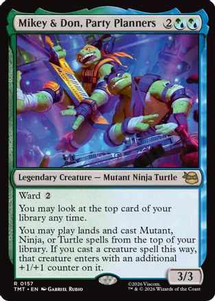 Image of Mikey & Don, Party Planners (TMT-157) - Teenage Mutant Ninja Turtles