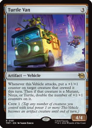 Image of Turtle Van (TMT-181) - Teenage Mutant Ninja Turtles Foil
