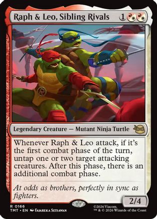Image of Raph & Leo, Sibling Rivals (TMT-166) - Teenage Mutant Ninja Turtles