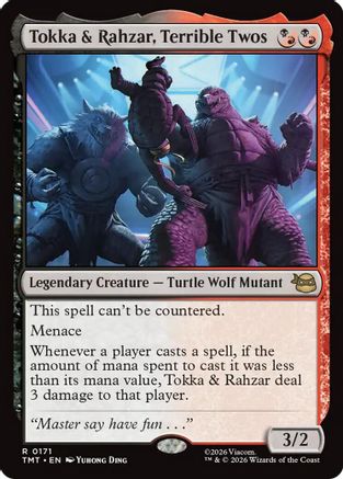 Image of Tokka & Rahzar, Terrible Twos (TMT-171) - Teenage Mutant Ninja Turtles