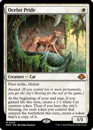 Image of Ocelot Pride (PPECL-038) - Promo Pack: Lorwyn Eclipsed Foil