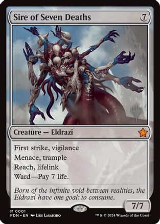 Image of Sire of Seven Deaths (PPECL-001) - Promo Pack: Lorwyn Eclipsed