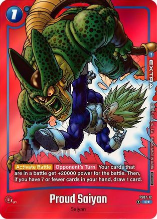 Image of Proud Saiyan (Limited Pack MANGA Version 02) (FS07-12) - Tournament and Championship Promos Holofoil