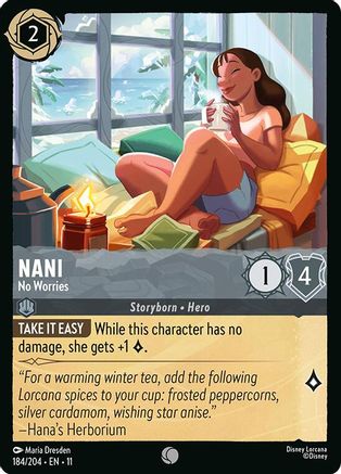 Image of Nani - No Worries (184/204) - Winterspell Cold Foil