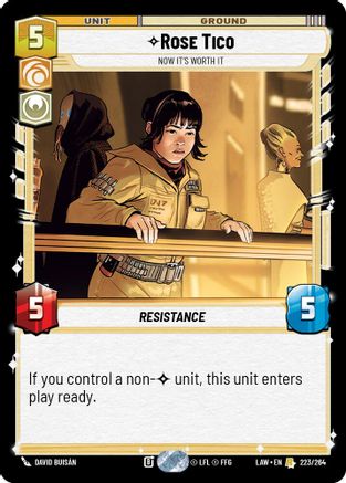 Image of Rose Tico - Now It's Worth It (223/264) - A Lawless Time
