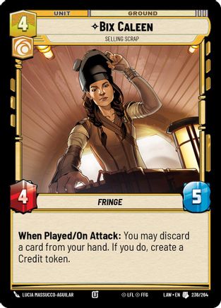 Image of Bix Caleen - Selling Scrap (236/264) - A Lawless Time