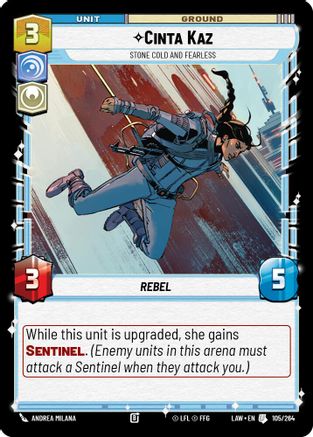 Image of Cinta Kaz - Stone Cold and Fearless (105/264) - A Lawless Time