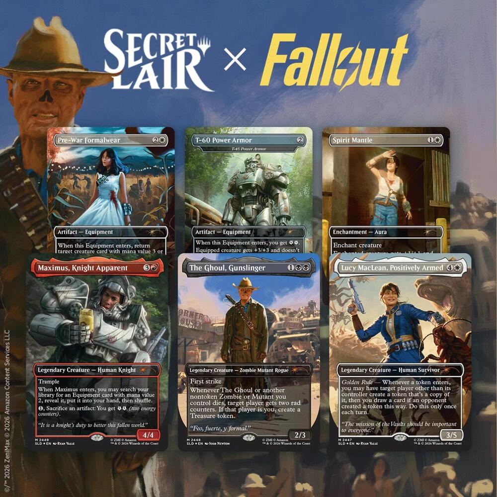 Image of MAGIC THE GATHERING: SLD SECRET LAIR DROP: FALLOUT: BEYOND VAULT 33 (NONFOIL)