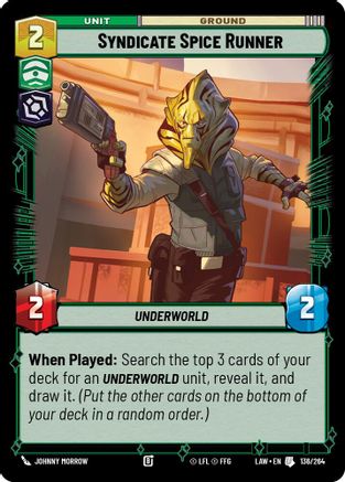 Image of Syndicate Spice Runner (136/264) - A Lawless Time