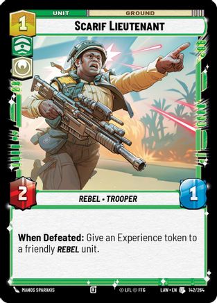 Image of Scarif Lieutenant (142/264) - A Lawless Time