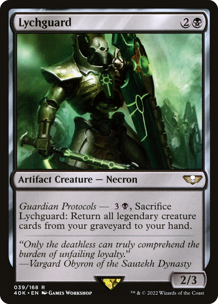Image of Lychguard (40K-039) - Warhammer 40,000 Commander