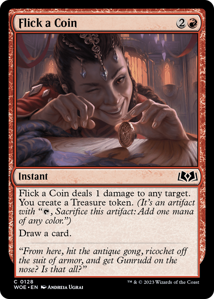 Image of Flick a Coin (WOE-128) - Wilds of Eldraine
