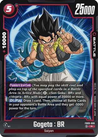 Image of Gogeta : BR - FB09-006 (FB09-006) - Dual Evolution Holofoil