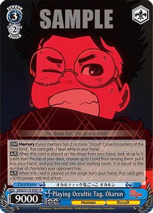 Image of Playing Occultic Tag, Okarun (DDD/S118-E081 R) - DANDADAN