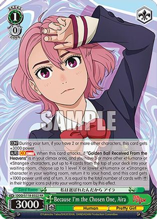 Image of Because I'm the Chosen One, Aira (DDD/S118-E022 RR) - DANDADAN