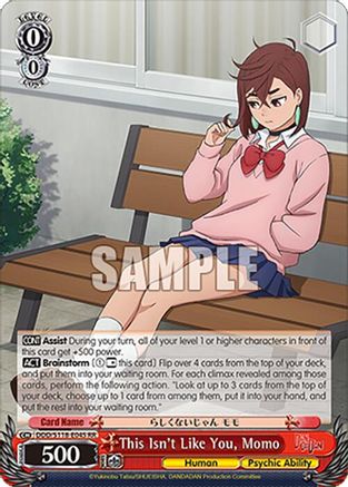 Image of This Isn't Like You, Momo (DDD/S118-E045 RR) - DANDADAN