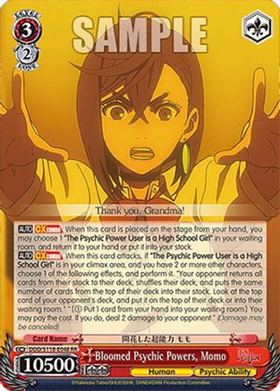 Image of Bloomed Psychic Powers, Momo (DDD/S118-E048 RR) - DANDADAN
