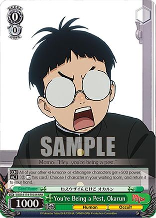 Image of You're Being a Pest, Okarun (RRR) (DDD/S118-TE03R RRR) - DANDADAN